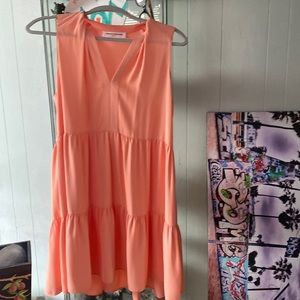 Amanda Uprichard  peach dress